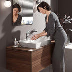 Basin Mixer Tap 110 Without Waste Set Chrome