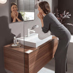 Basin Mixer Tap 110 Without Waste Set Chrome