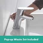 Basin Mixer Tap 70 with Pop Up Waste