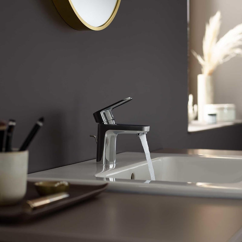 Vernis Blend Basin Mixer Tap 100 with Pop-Up