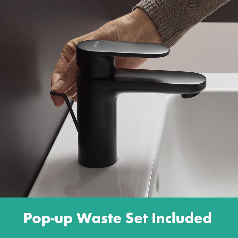 Vernis Blend Basin Mixer Tap 100 with Pop-Up