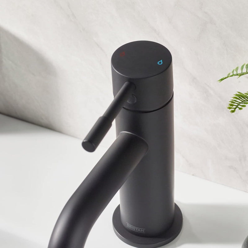 Basin Mixer Tap with Clicker Waste Chrome