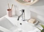 Basin Mixer Tap with Clicker Waste Chrome