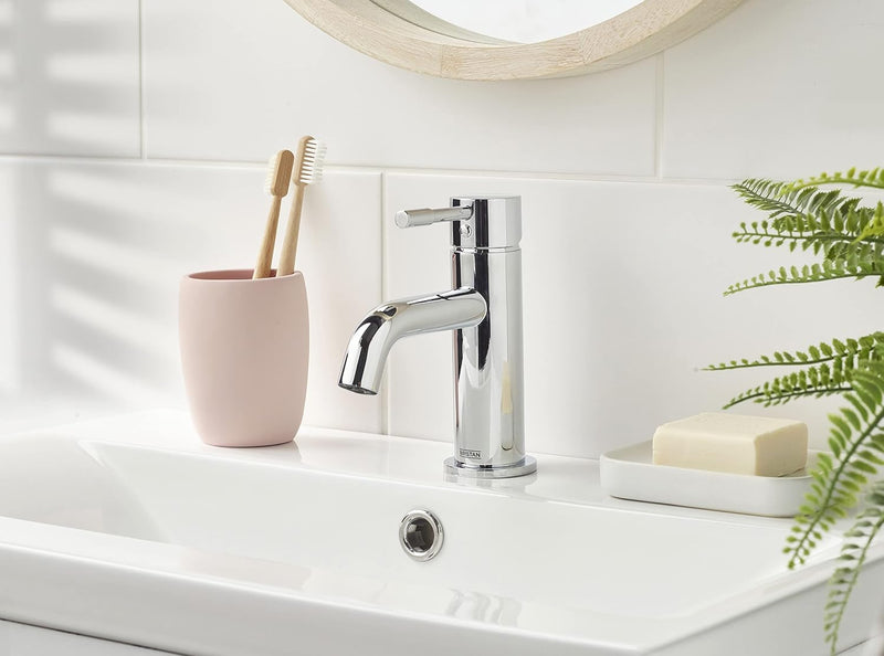 Basin Mixer Tap with Clicker Waste Chrome