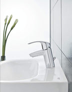 Basin Mixer Tap with Pop-Up Waste Set Chrome