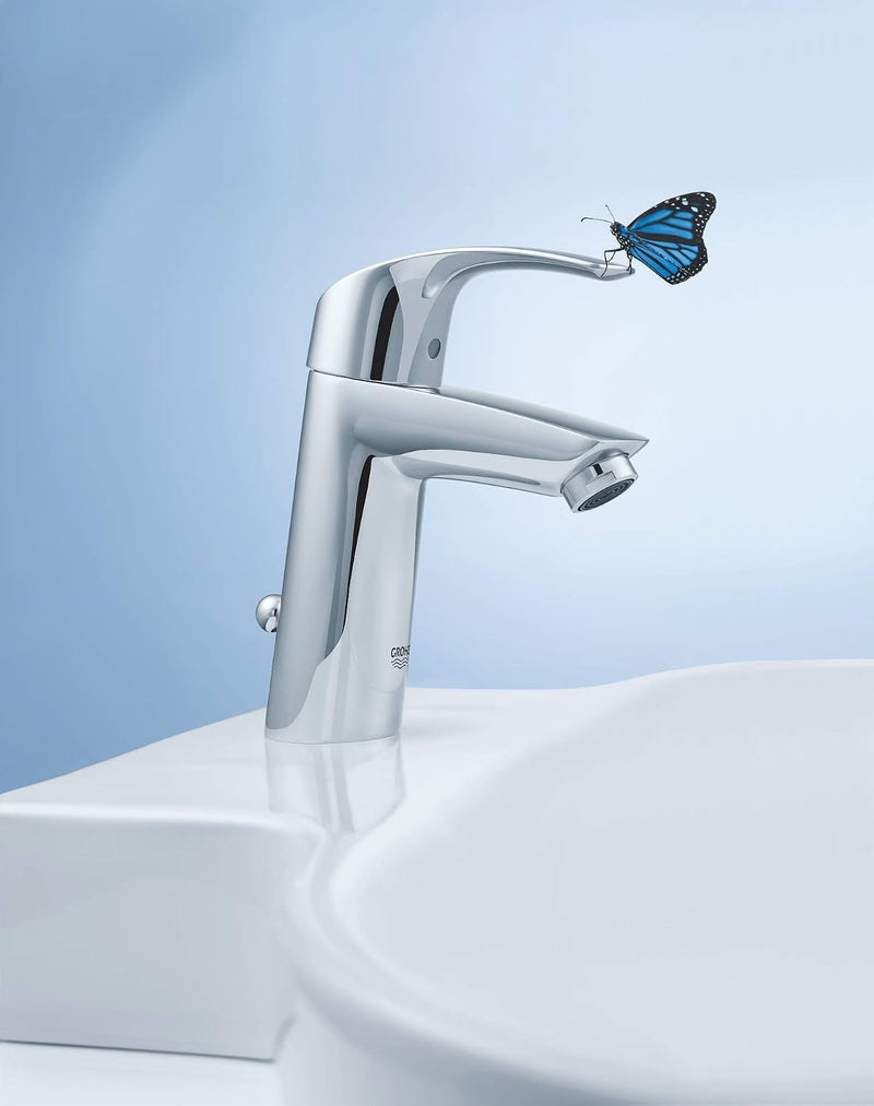 Basin Mixer Tap with Pop-Up Waste Set Chrome