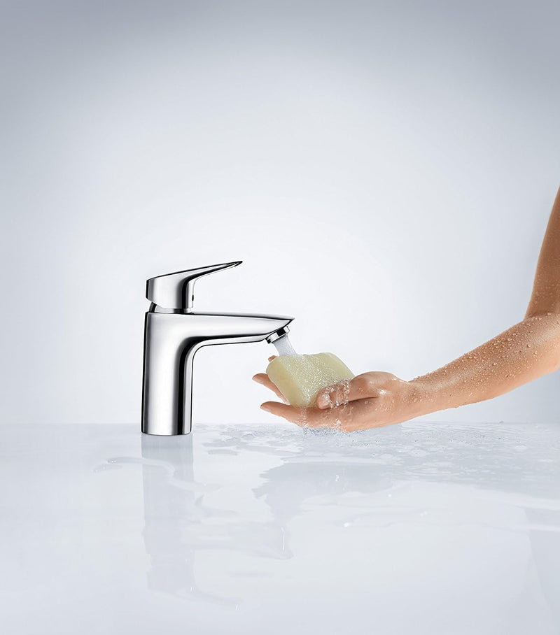 Basin Mixer Tap with Pop-Up Waste Set Chrome