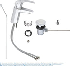Basin Mixer Tap with Pop-Up Waste Set Chrome