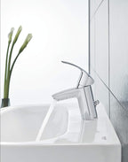 Basin Mixer Tap with Pop-Up Waste Set Chrome