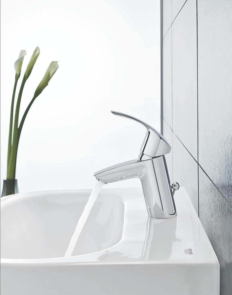 Basin Mixer Tap with Pop-Up Waste Set Chrome