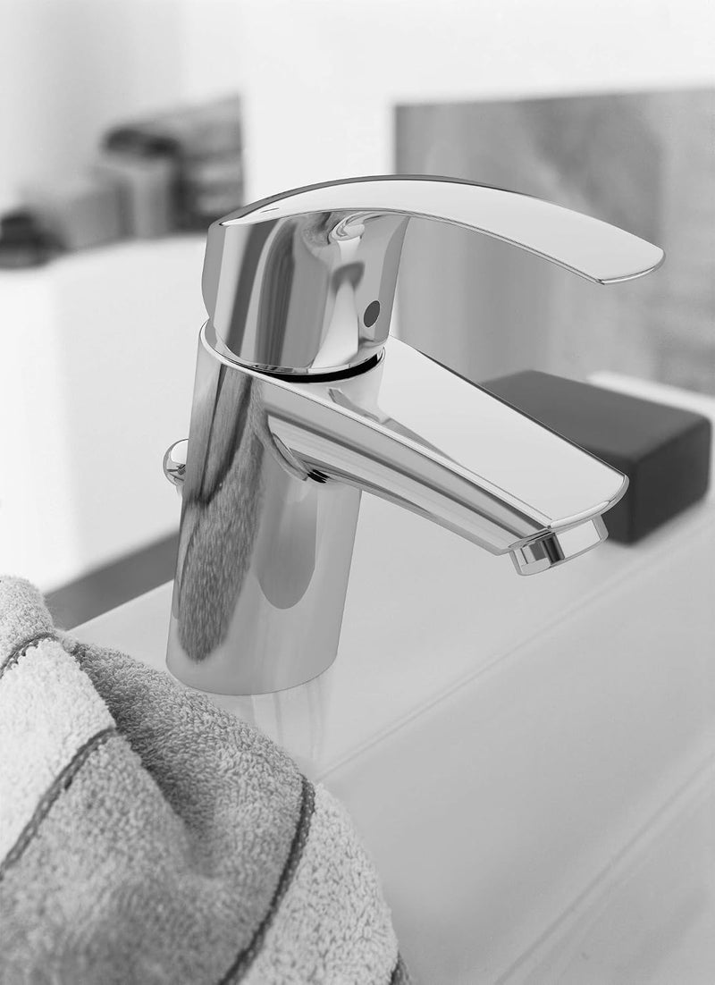 Basin Mixer Tap with Pop-Up Waste Set Chrome