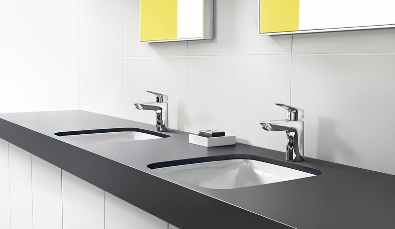 Basin Mixer Tap with Pop-Up Waste Set Chrome