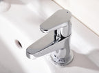 Basin Mixer with Clicker Waste Chrome