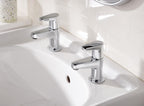 Basin Mixer with Clicker Waste Chrome