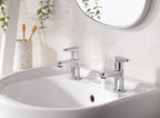 Basin Mixer with Clicker Waste Chrome