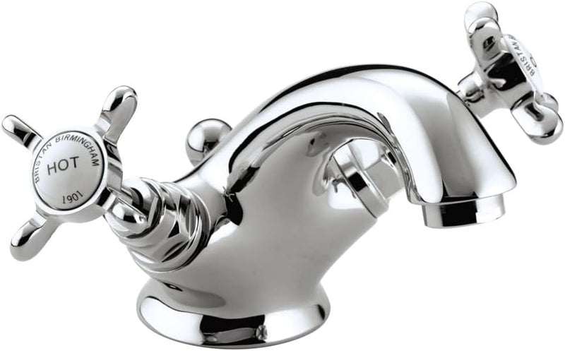 Basin Pillar Taps with Crosshead Handles Single Flow