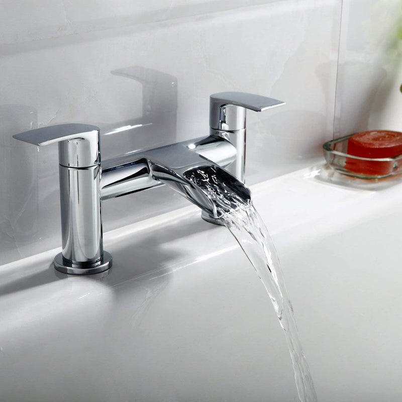 Basin Tap and Bath Waterfall Bathroom Sink Mixer