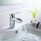 Basin Tap and Bath Waterfall Bathroom Sink Mixer