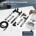 Basin Taps Pair and Bath Filler Tap