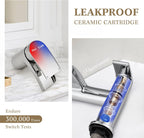 Basin Taps with Waste and Waterfall Bath Mixer