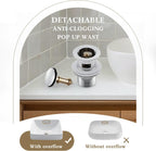 Basin Taps with Waste and Waterfall Bath Mixer