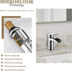 Basin Taps with Waste and Waterfall Bath Mixer