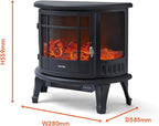Bath Log Effect Fire with Adjustable Temperature