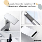 Mixer Taps Waterfall with Handheld Shower Head Bathroom