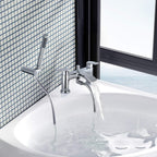 Mixer Taps Waterfall with Handheld Shower Head Bathroom