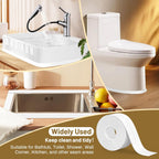 Bath Sealant Strip 3 Rolls Bathroom Tape Waterproof