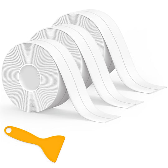 Bath Sealant Strip 3 Rolls Bathroom Tape Waterproof