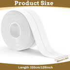 Bath Sealant Strip 3 Rolls Bathroom Tape Waterproof