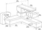 Bath Shower Mixer Tap Single Lever Bathtub Monobloc