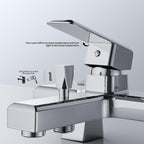 Bath Shower Mixer Tap Single Lever Bathtub Monobloc