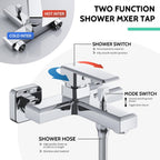 Bath Shower Mixer Tap Single Lever Bathtub Monobloc