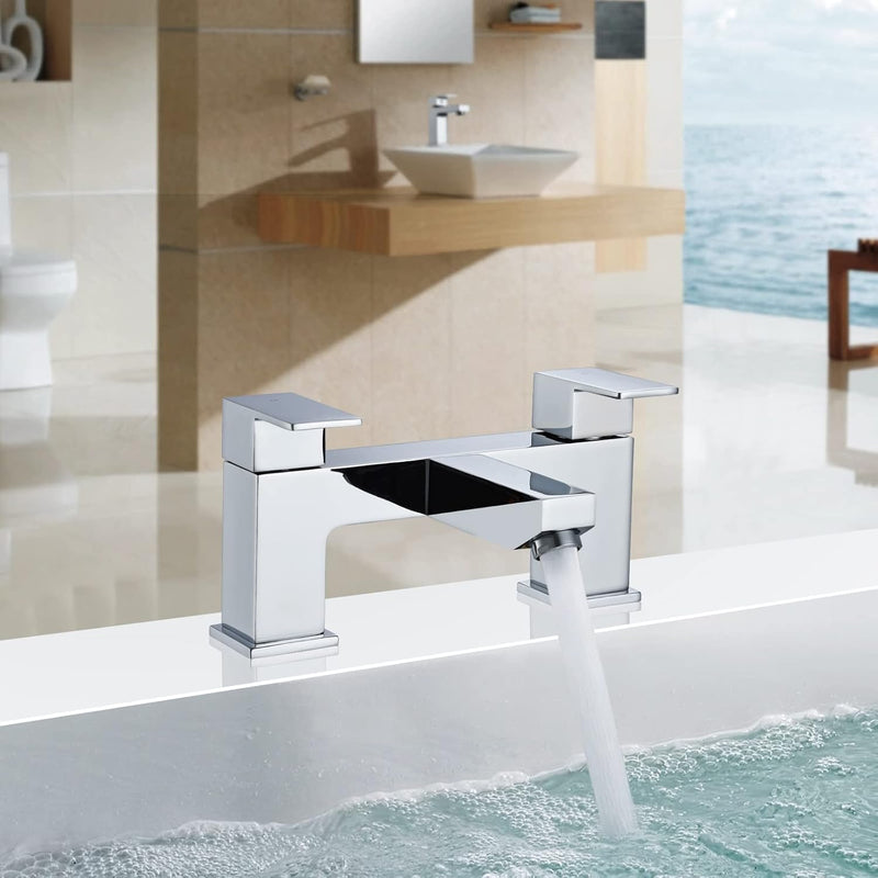 Bath Tap and Basin Taps with Waste Set