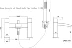 Bath Taps with Shower Waterfall Bathroom Bathtub Mixer