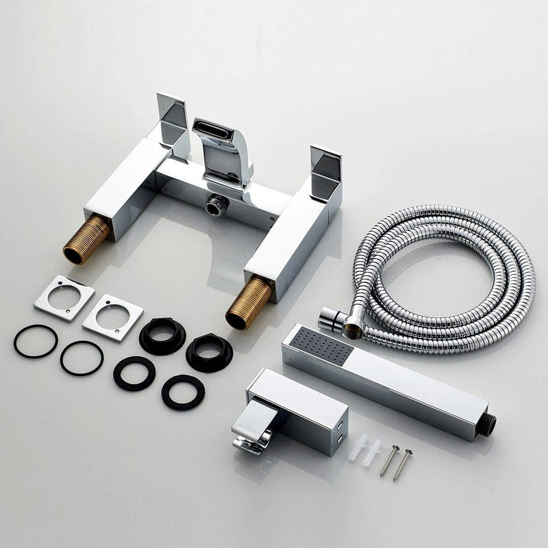 Bath Taps with Shower Waterfall Bathroom Bathtub Mixer