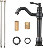 Bathroom Basin Mixer Faucet Pure Copper Handle Single