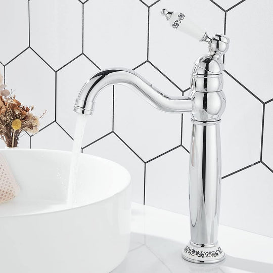 Bathroom Basin Mixer Tap Mono High Rise