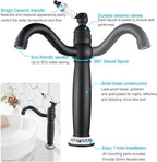 Bathroom Basin Mixer Tap Mono High Rise