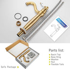 Bathroom Basin Mixer Tap Mono High Rise