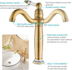Bathroom Basin Mixer Tap Mono High Rise