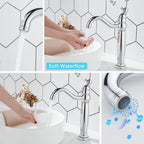 Bathroom Basin Mixer Tap Mono High Rise