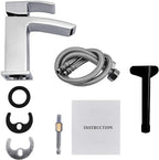 Bathroom Basin Sink Mixer Taps with Waterfall Spout