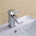 Bathroom Basin Sink Mixer Taps with Waterfall Spout