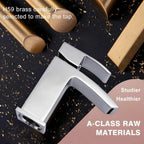 Bathroom Basin Sink Mixer Taps with Waterfall Spout