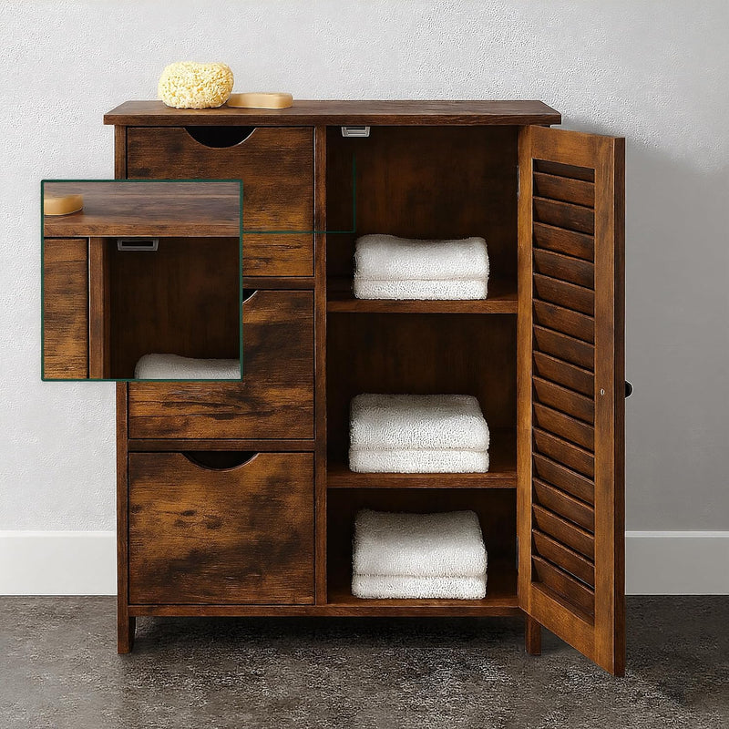 Bathroom Cabinet Hxwxd: 80 X 60 X 30