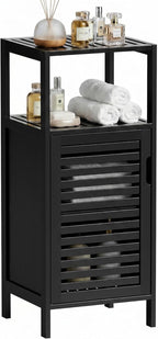Bathroom Cabinet Bamboo Floor Free Standing 4 Tier