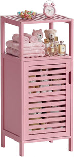 Bathroom Cabinet Bamboo Floor Free Standing 4 Tier